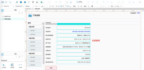 web后臺產品的詳情頁規范